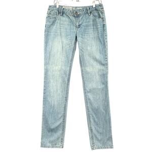 Mossimo Supply Co Light Wash Zip Fly Skinny Jeans Type‎ Size 13 Regular